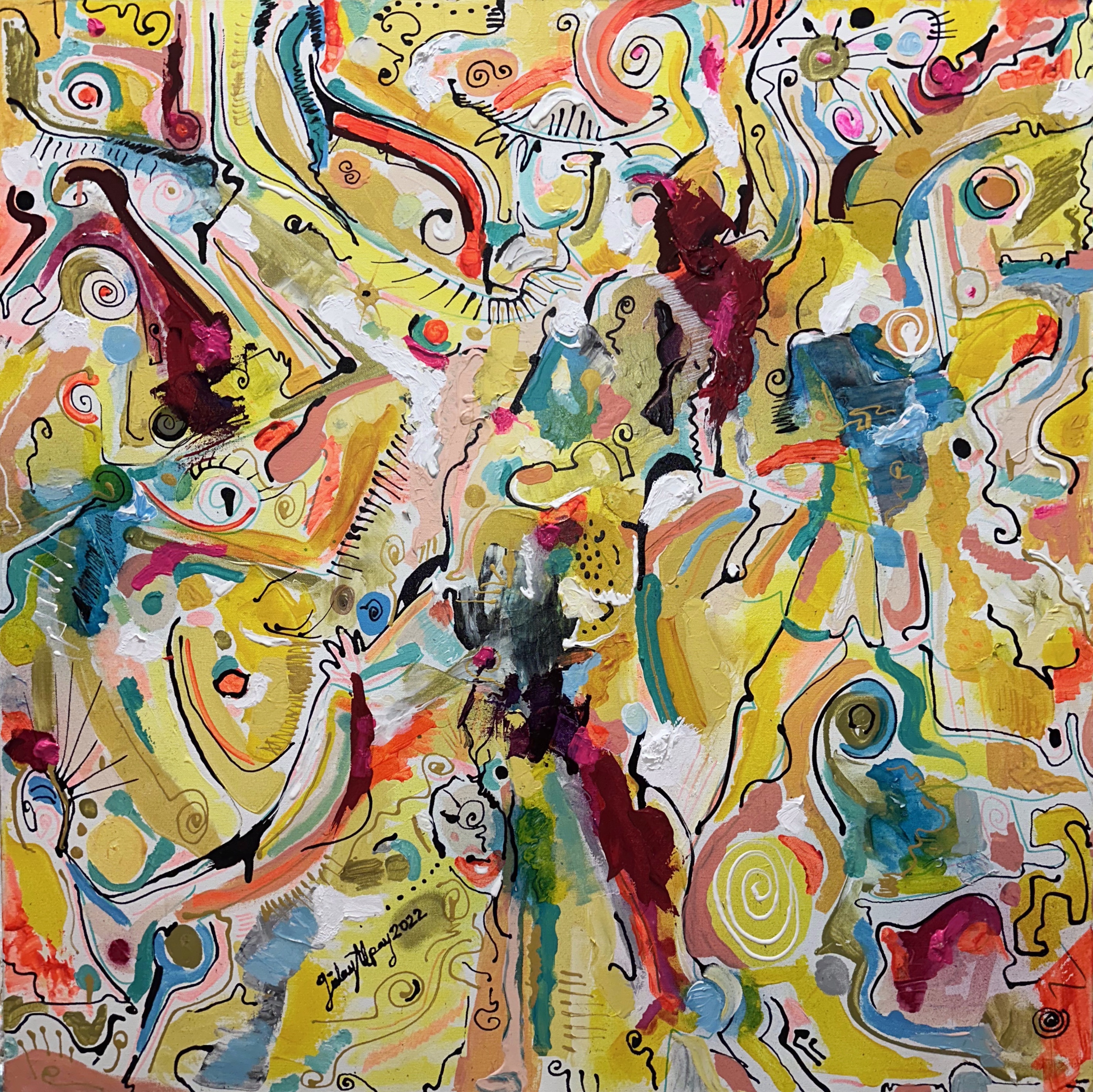 Sunshine2022 92 x93 cm