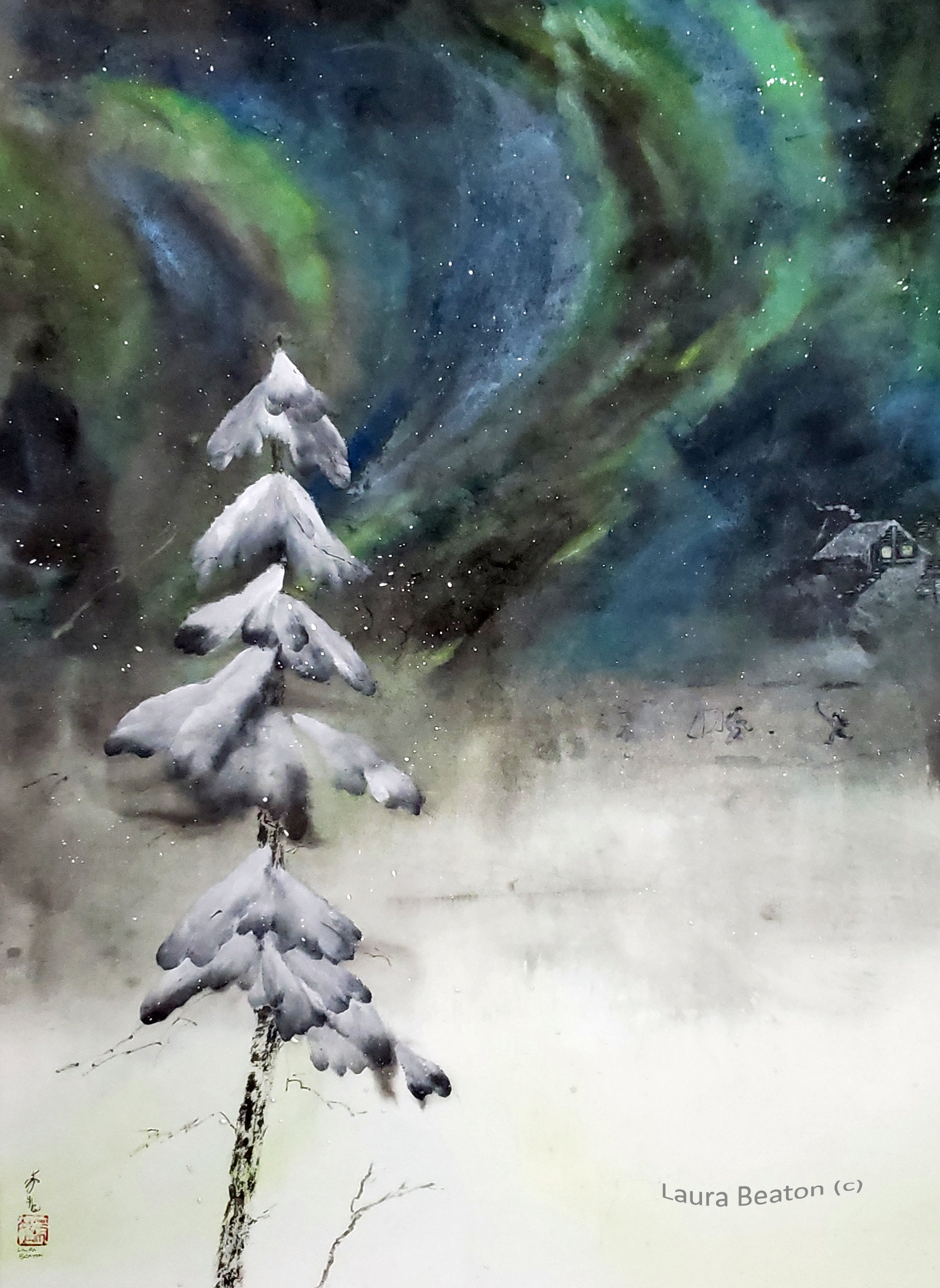 Silent Night 30x24 2023 72