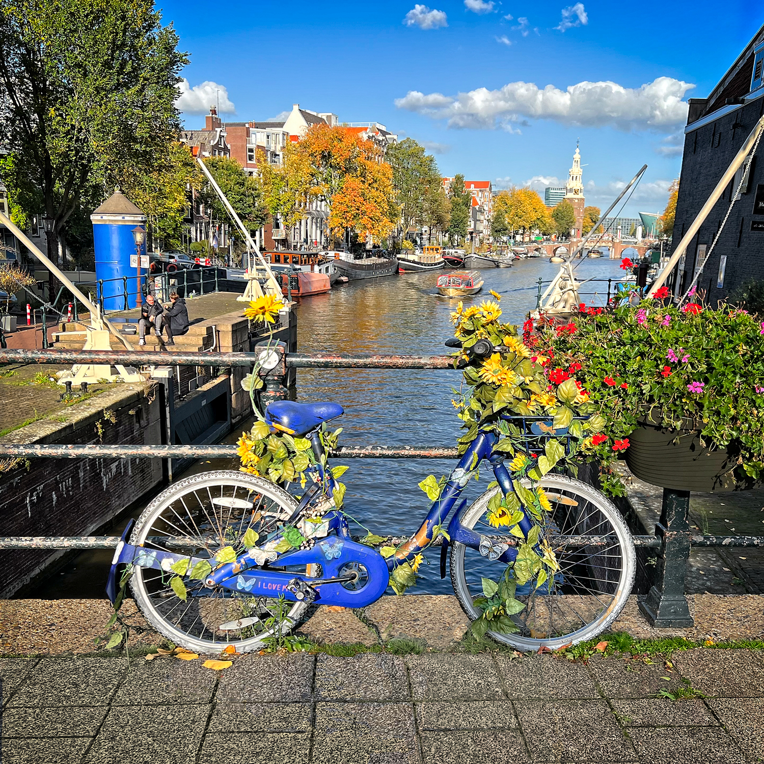 Floral Bicycle Amsterdam