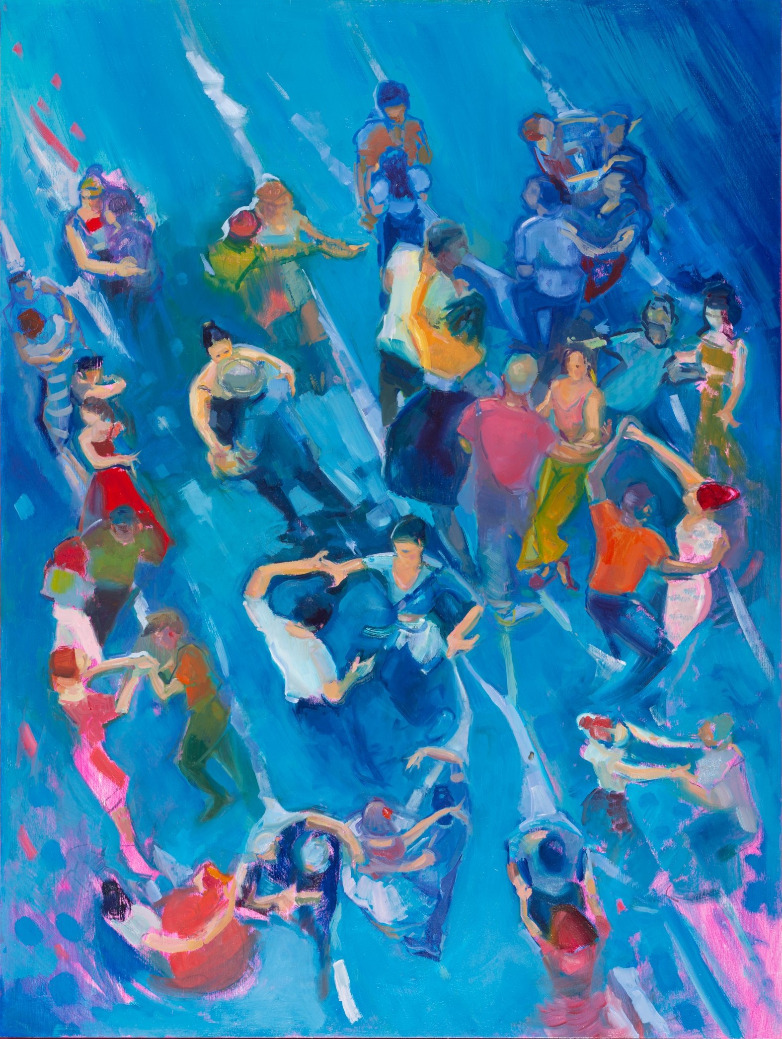 Win Keenan Kuplowsky Bal de Belleville oil on cradled panel 30x40